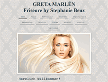 Tablet Screenshot of greta-marlen.de